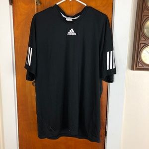 ADIDAS Clima 365 Short Sleeve Tee Black Size XL